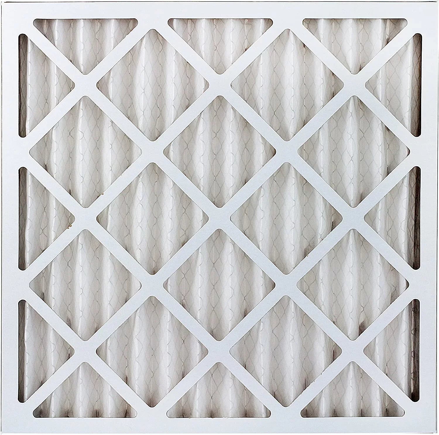 Filterbuy 20x20x4 MERV 13 Pleated HVAC AC Furnace Air Filters (3-Pack)
