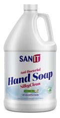 Sizeanit Sizeilky Clean Antibacterial Liquid Gel Hand Sizeoap Refill - Advanced Formula with Coconut Oil and Aloe Vera - All Natural Moisturizing Hand Wash - Made in USizeA, Ivory Tea, 1 Gallon