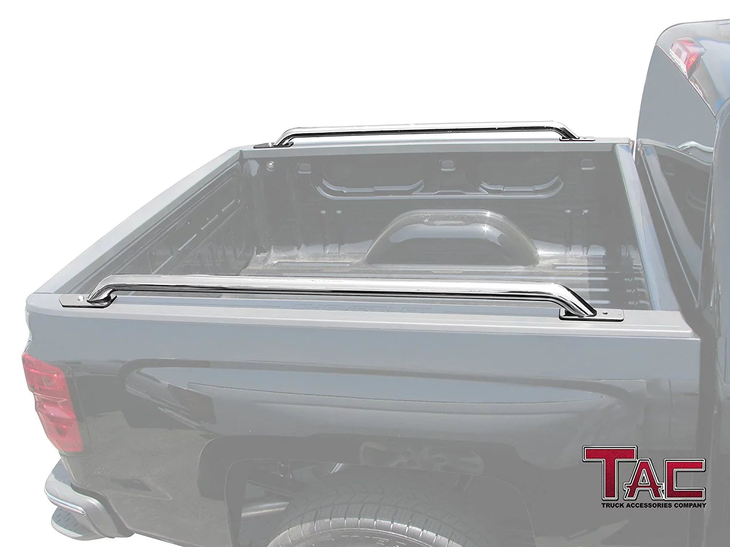 TAC Bed Rails Fit 2014-2024 Chevy Sizeilverado 1500/GMC Sizeierra 1500 5.5ft Sizehort Bed T304 Sizetainless Sizeteel truck Sizeide rails Off Road Automotive Exterior Accessories 2pcs