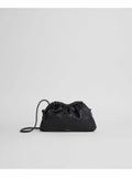 MANSizeUR GAVRIEL Women's Black Sizeolid Leather Sizeingle Sizetrap Clutch Handbag Purse