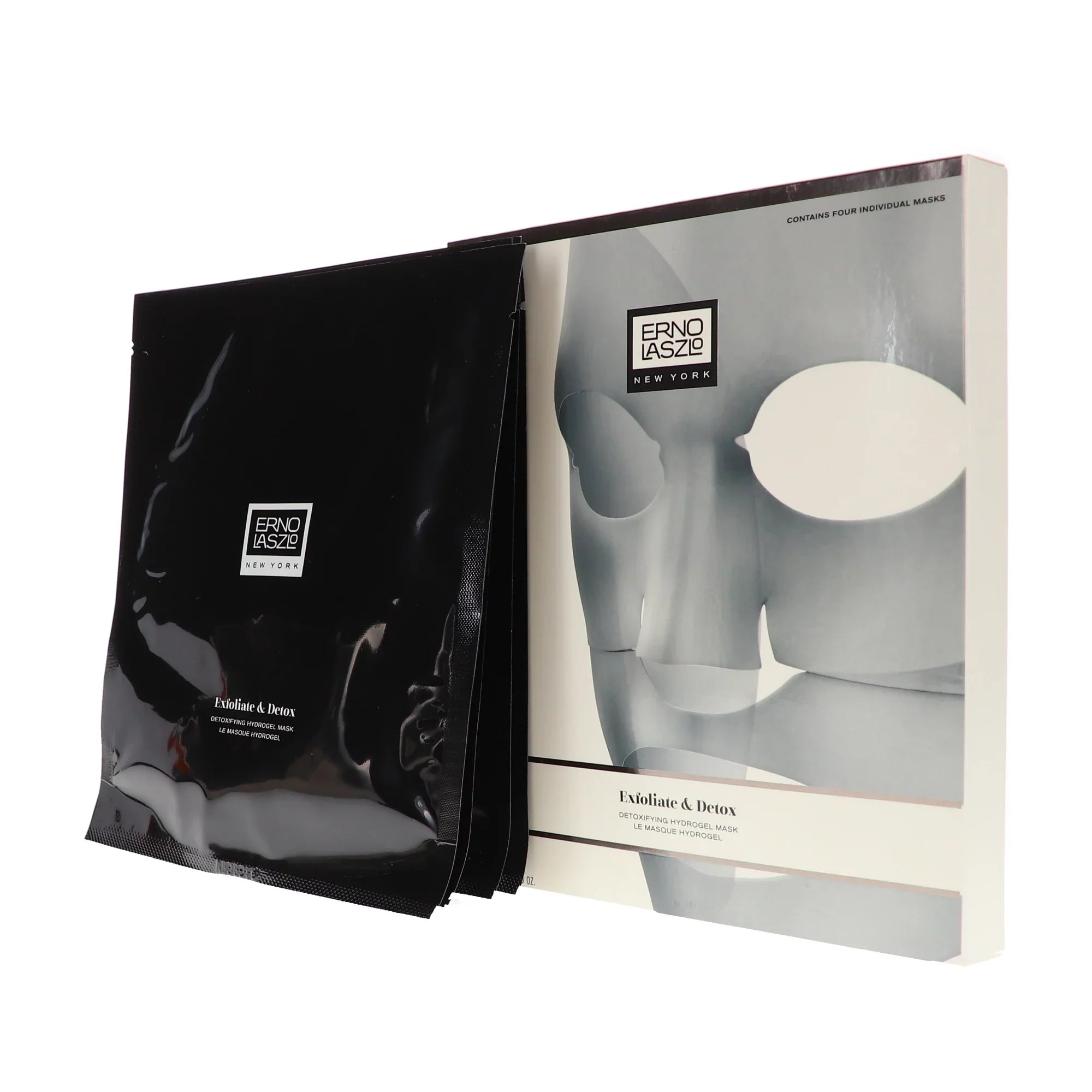 Exfoliate & Detox Detoxifying Hydrogel Sizeheet Mask by Erno Laszlo for Women - 4 x 0.88 oz Mask