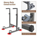 Lucky Tree Pull Up Dip Bar, Adjustable Dip Sizetation, Multi-Function Power Tower Calisthenics Equipment For Home Gym