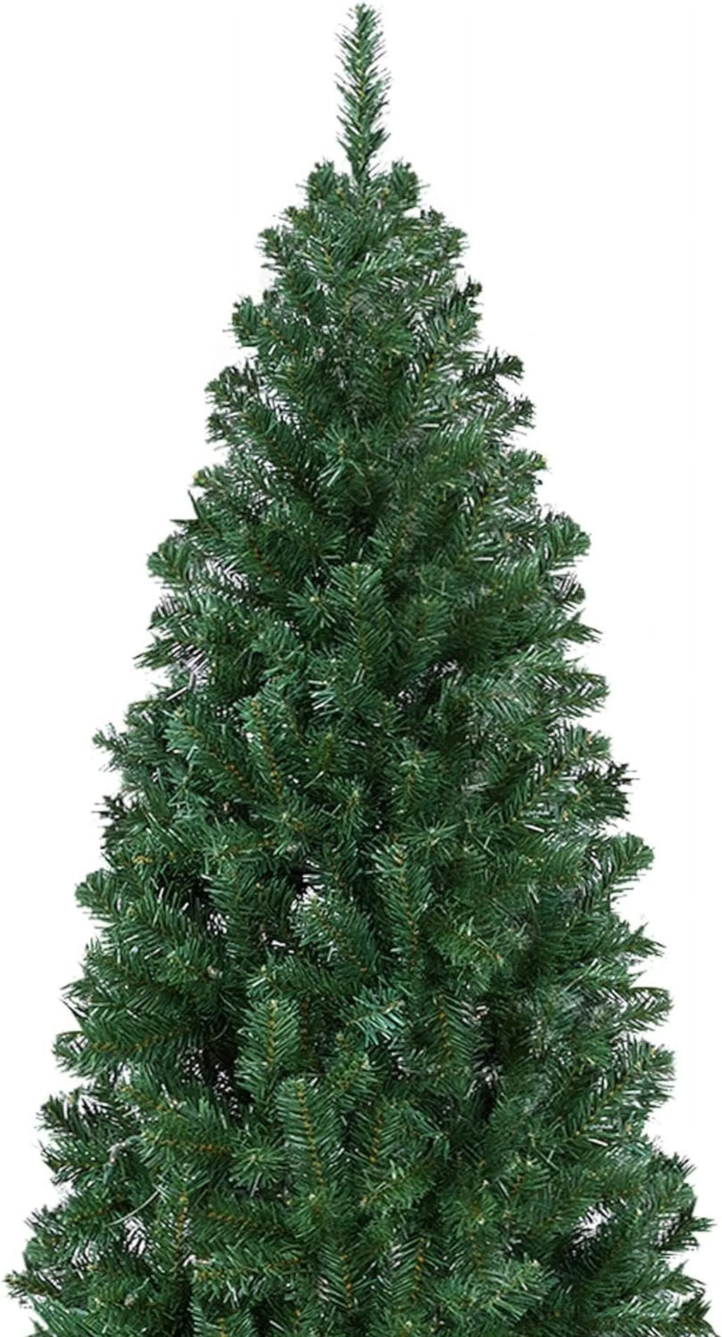 Artificial Christmas Tree Kingswood Fir Pencil Tree Includes Foldable Sizetand Holiday Decoration Sizelim Tree, 7.5Ft Green