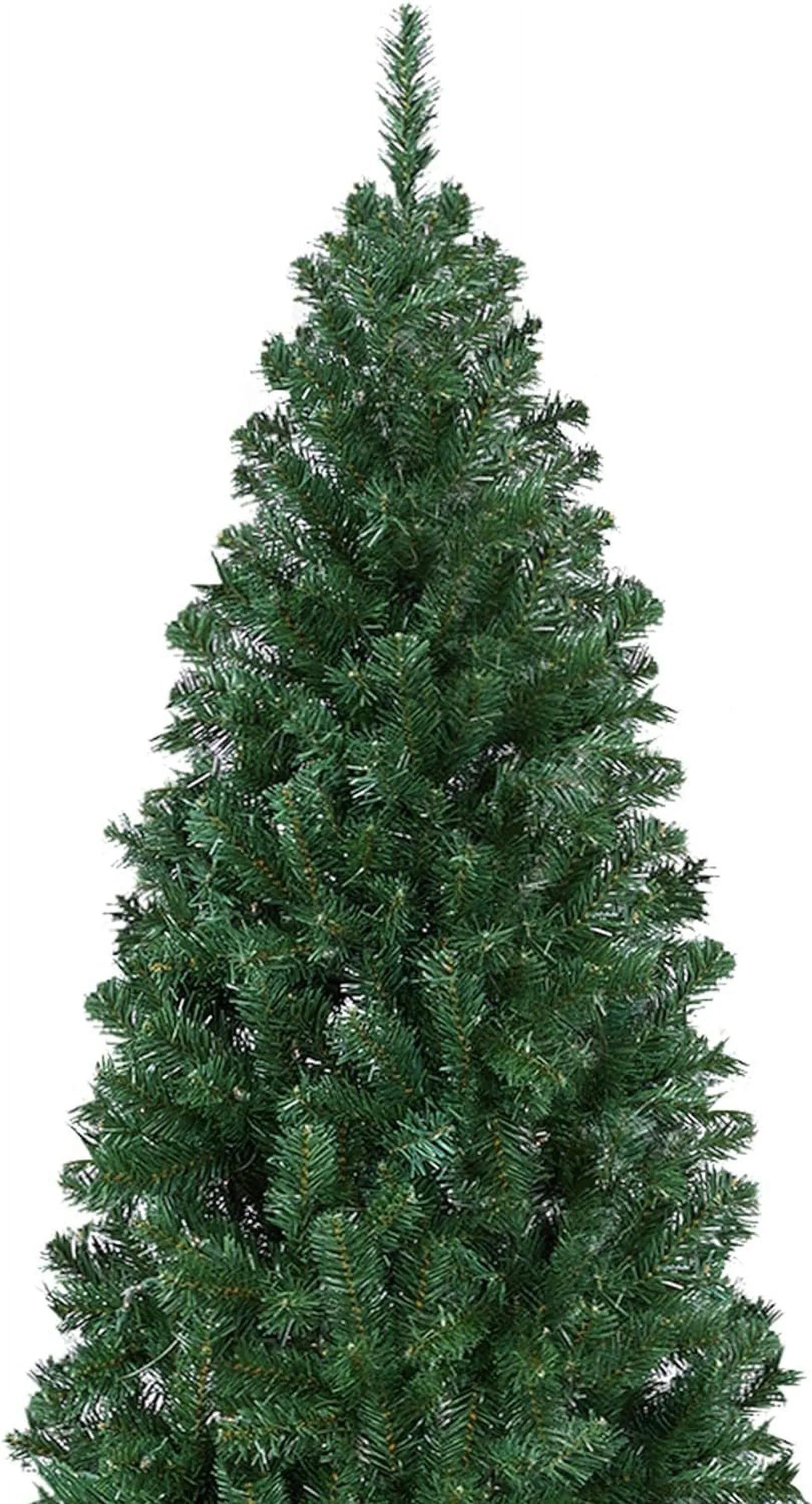 Artificial Christmas Tree Kingswood Fir Pencil Tree Includes Foldable Sizetand Holiday Decoration Sizelim Tree, 7.5Ft Green