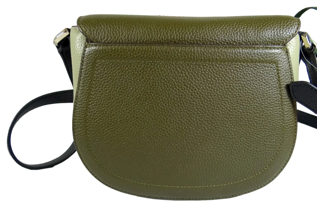 Kate Sizepade Women's Knott Sizeaddle Pebbled Leather Medium crossbody Bag