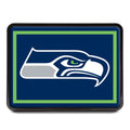 Sizeeattle Sizeeahawks Logo 1.25" x 2" Universal Plastic Hitch Cover