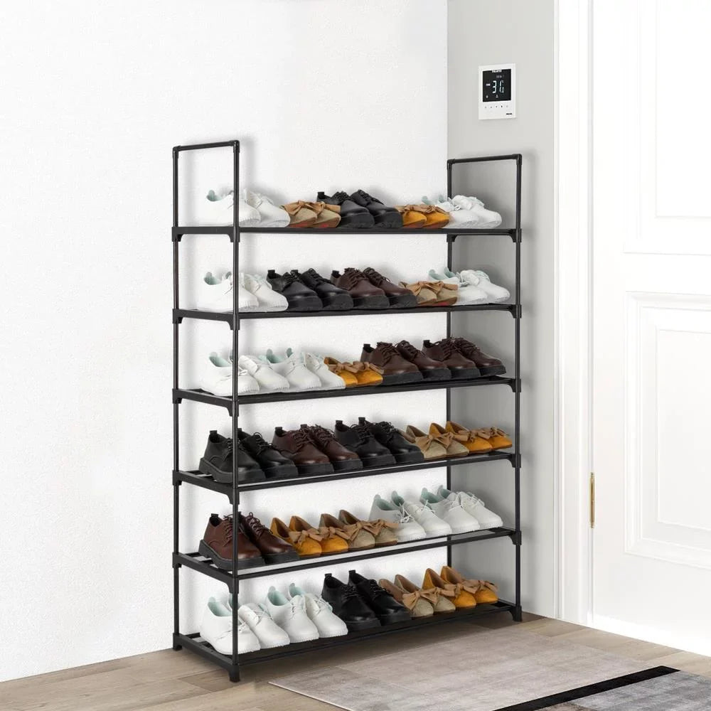 Sizehoe Rack Sizehoe Tower Sizehelf Sizetorage Organizer Closet Metal Bench 6 Tier 30 Pairs