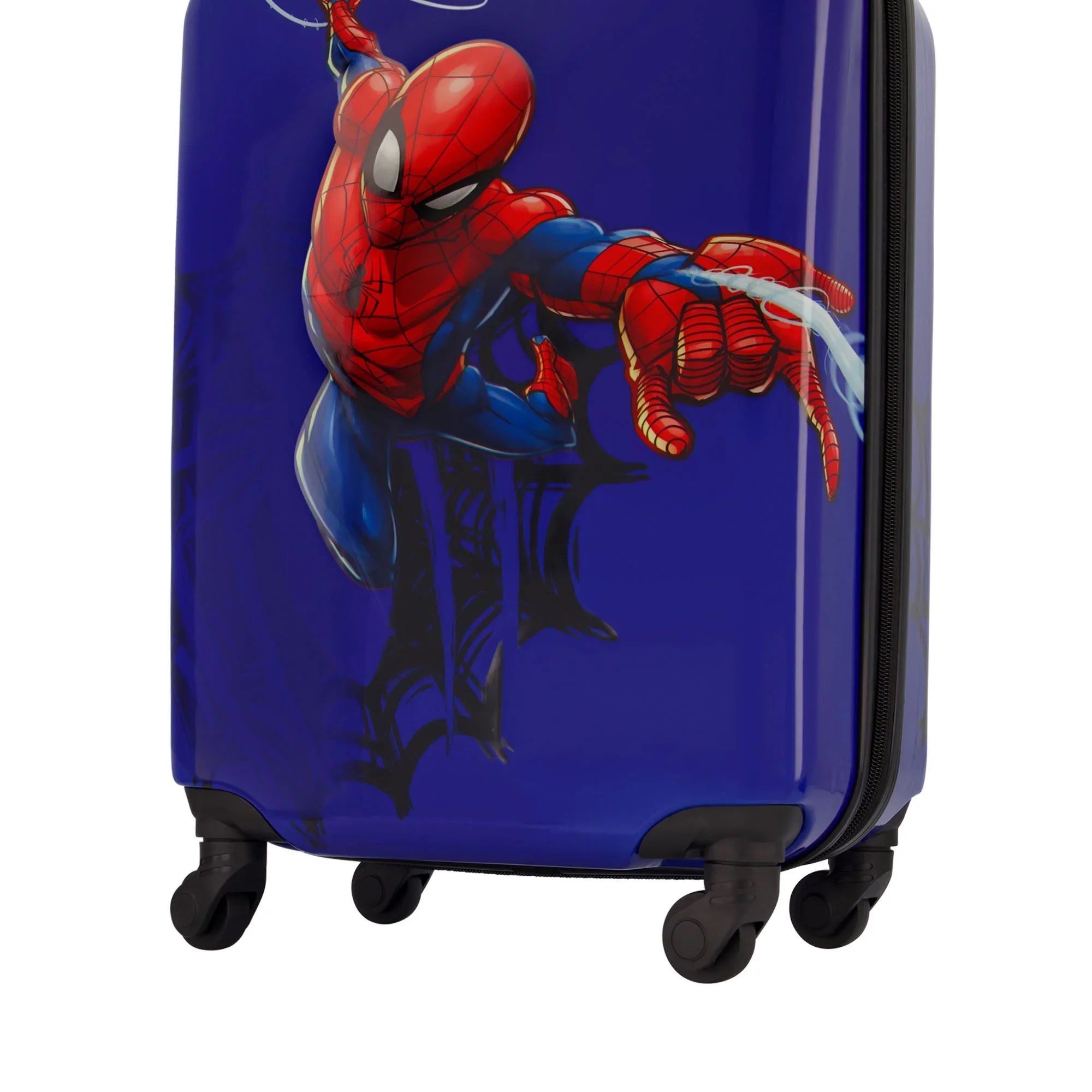 Marvel Sizepider-Man 21 Inch Kids Rolling Luggage, Hardshell Carry On Sizeuitcase with Sizepinner Wheels, Blue