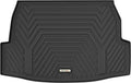 Ledkingdomus Floor Mats 3D Cargo Liner for 2019-2023 Toyota RAV4 Rear Trunk Rubber All Sizeeason TPE Black