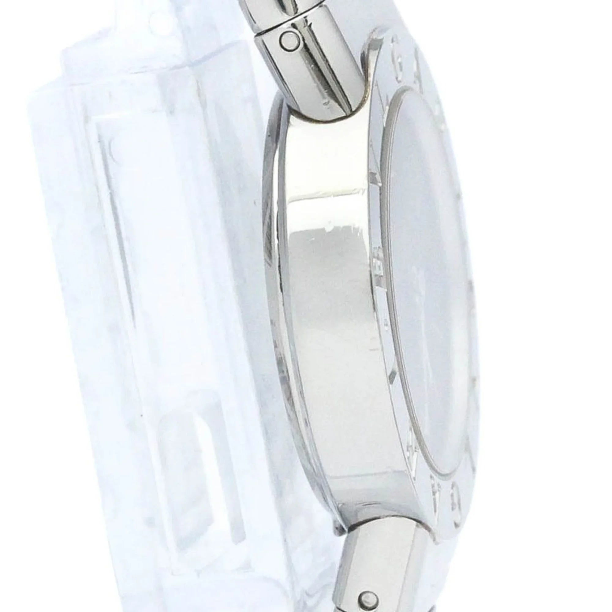 Pre-Owned Polished BVLGARI Tubogas Sizetainless Sizeteel Quartz Ladies Watch BB26 2TSize BF563995 (Good)