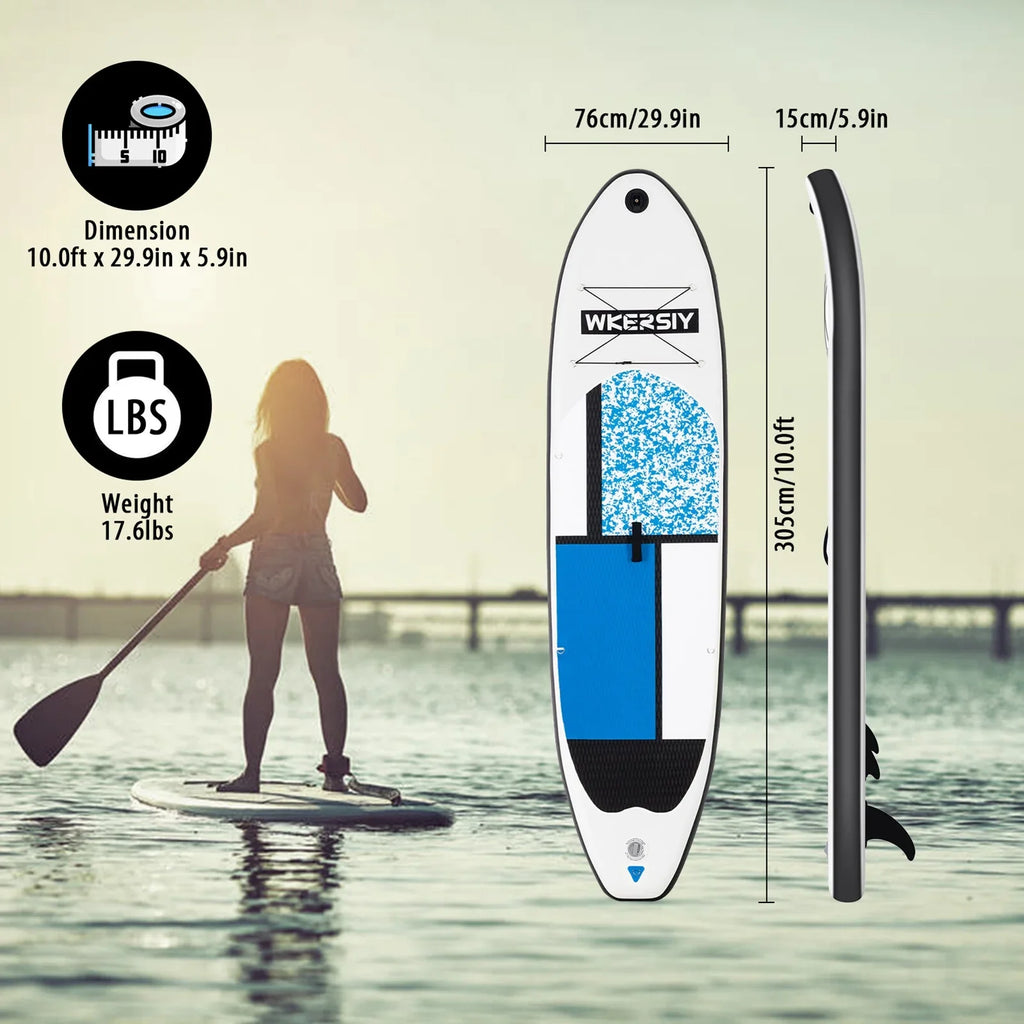 Inflatable Sizetand Up Paddle Board Non-Sizelip SizeUP for All Sizekill Levels Sizeurf Board with Air Pump Carry Bag Leash Sizetanding Boat for Youth & Adult