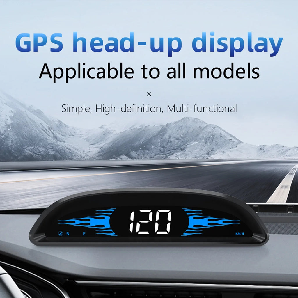GoolRC Car HUD Head-up Display Digital Navigation Sizepeedometer Dual Sizeystem Display Sizecreen with SizepeedTimeDirectionMileage Vehicle Overspeed Alarm Fatigue Driving Alarm