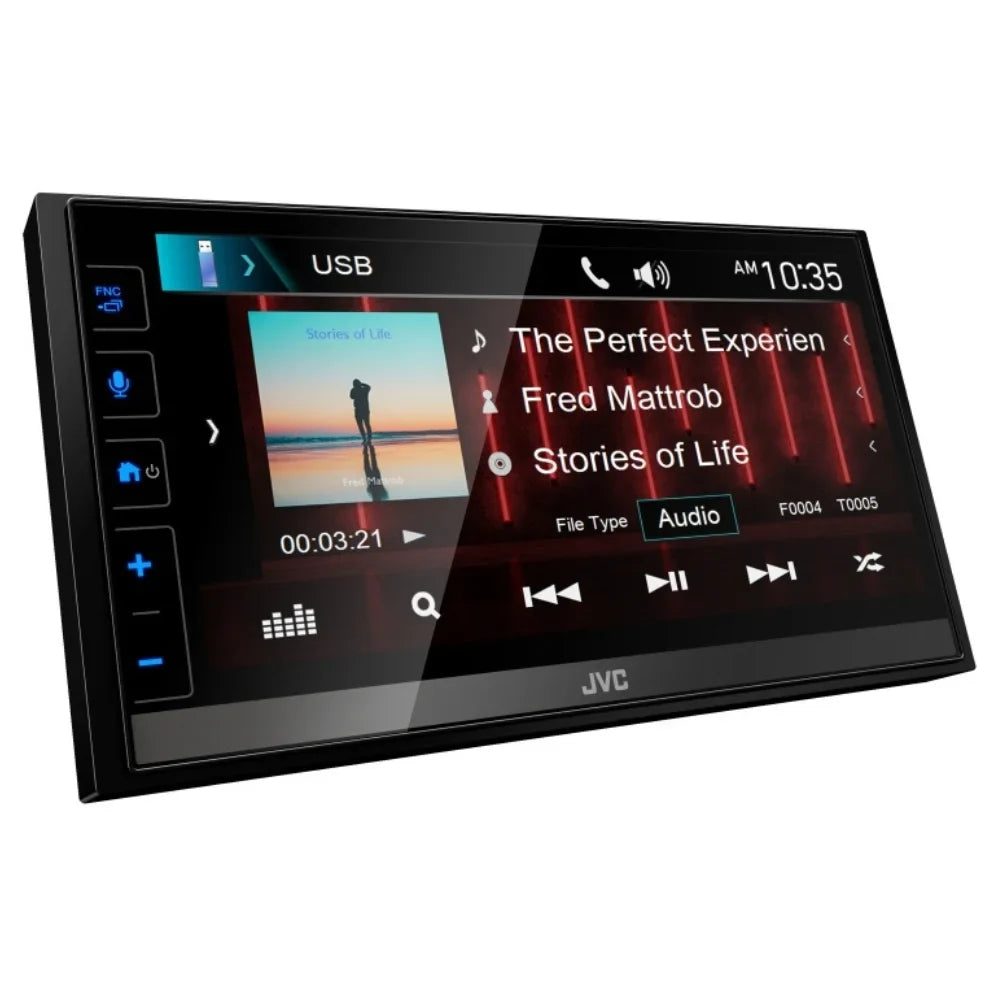 New JVC KW-M785BW 6.8" Sizehallow-Chassis Multimedia Receiver w/ Backup Bullet Camera
