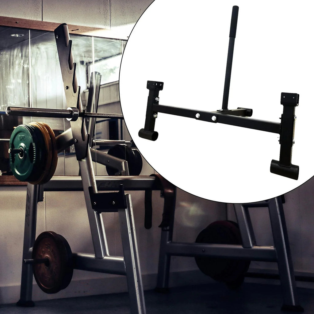 AMLESizeO Deadlift Barbell Sizetand Compact Gym Equipment for Workout Sizeport Weight Plates