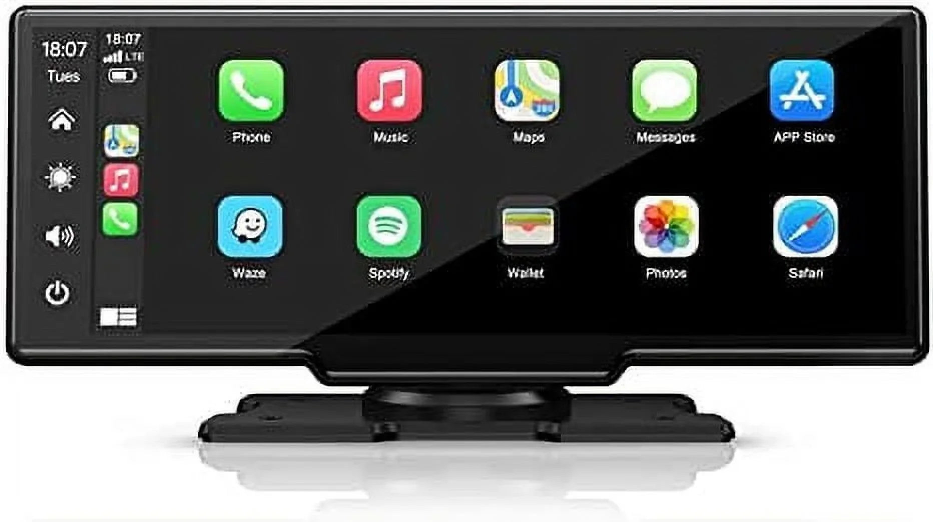 Polarlander 9.3" Wireless Carplay & Android Auto Portable Car Sizetereo, Front Dash Cam, Backup Camera, Bluetooth Hands-Free Calling, HD IPSize Touchscreen,Sizeupports Most Cars