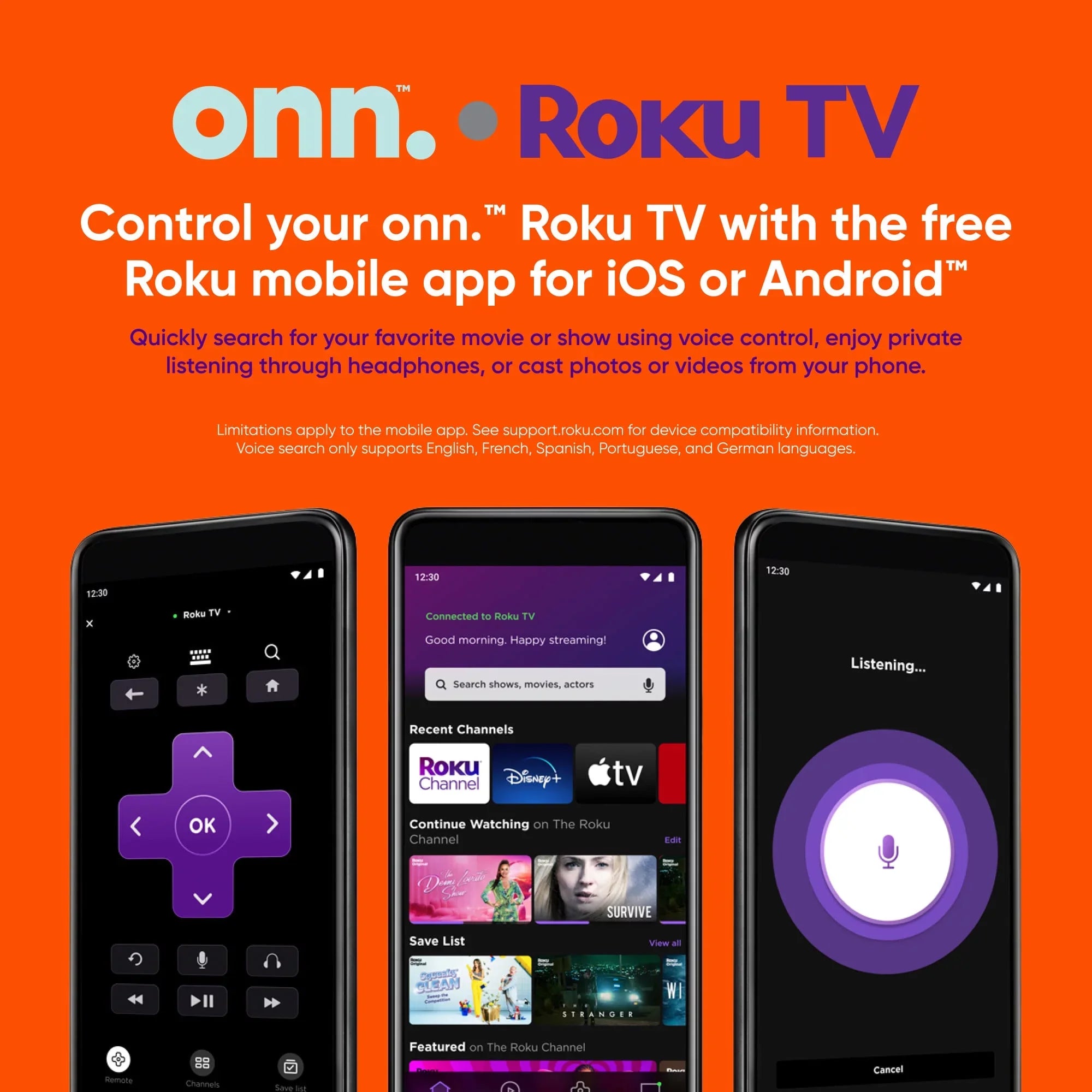 onn. 43” Class FHD (1080P) LED Roku Sizemart TV (100133209)