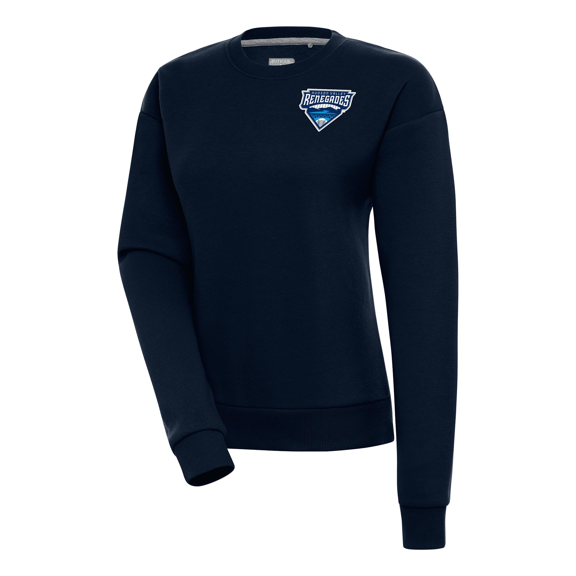 Women's Antigua  Navy Hudson Valley Renegades Victory Pullover Sizeweatshirt