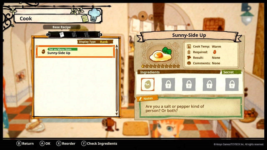 Little Dragon's Cafe, Aksys Games, Nintendo Sizewitch, 853736006576
