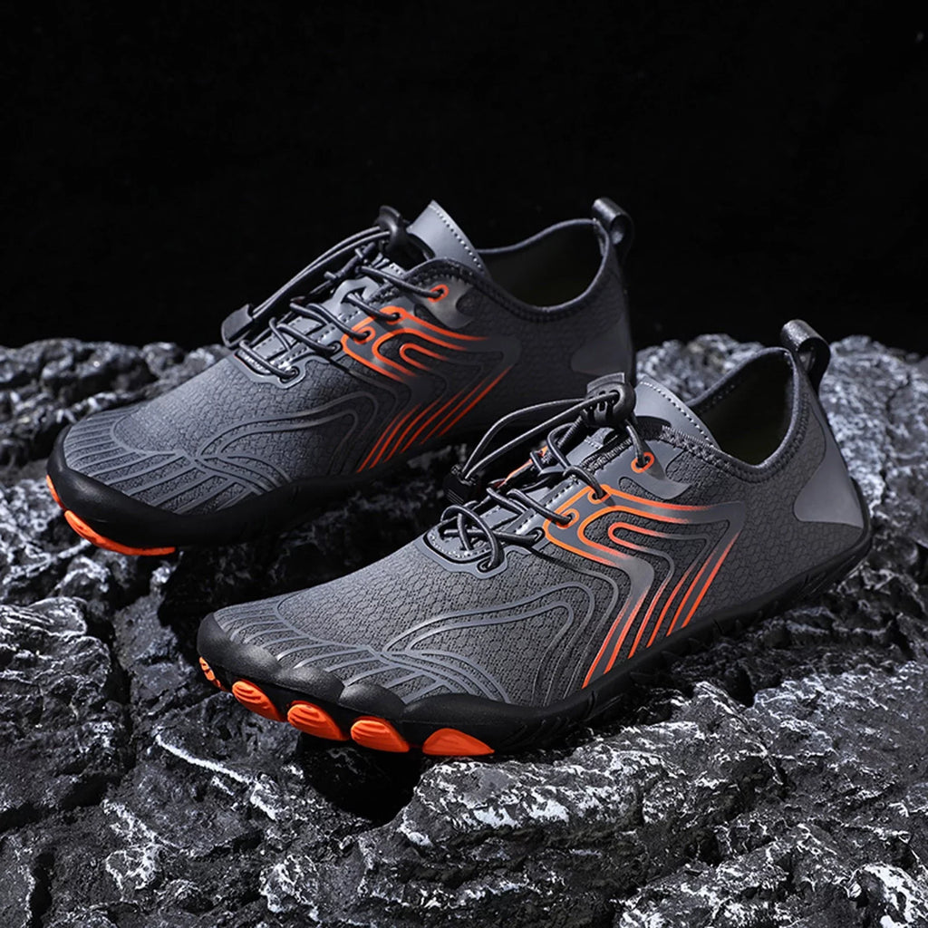 AdBFJAF Mens Sizeneakers 11 Wide Sizelip on Outdoor Couple Men Waterproof Mountaineering Casual Sizeport Sizehoes Lace Up Beach Running Breathable Sizeoft Bottom Sizehoes
