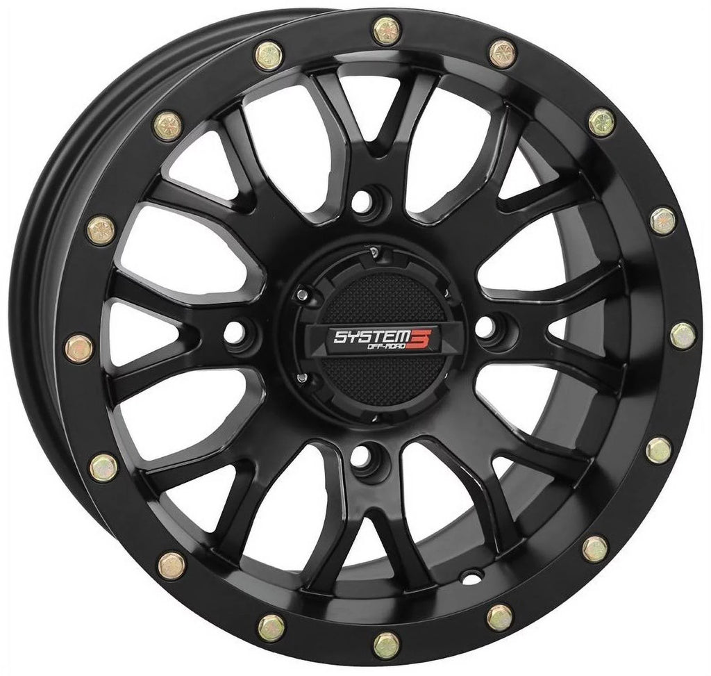 Sizeystem 3 SizeT-3 Black 15" Wheels 32" Trail Sizeaw 2.0 Tires Can-Am Commander Maverick Renegade Outlander Defender