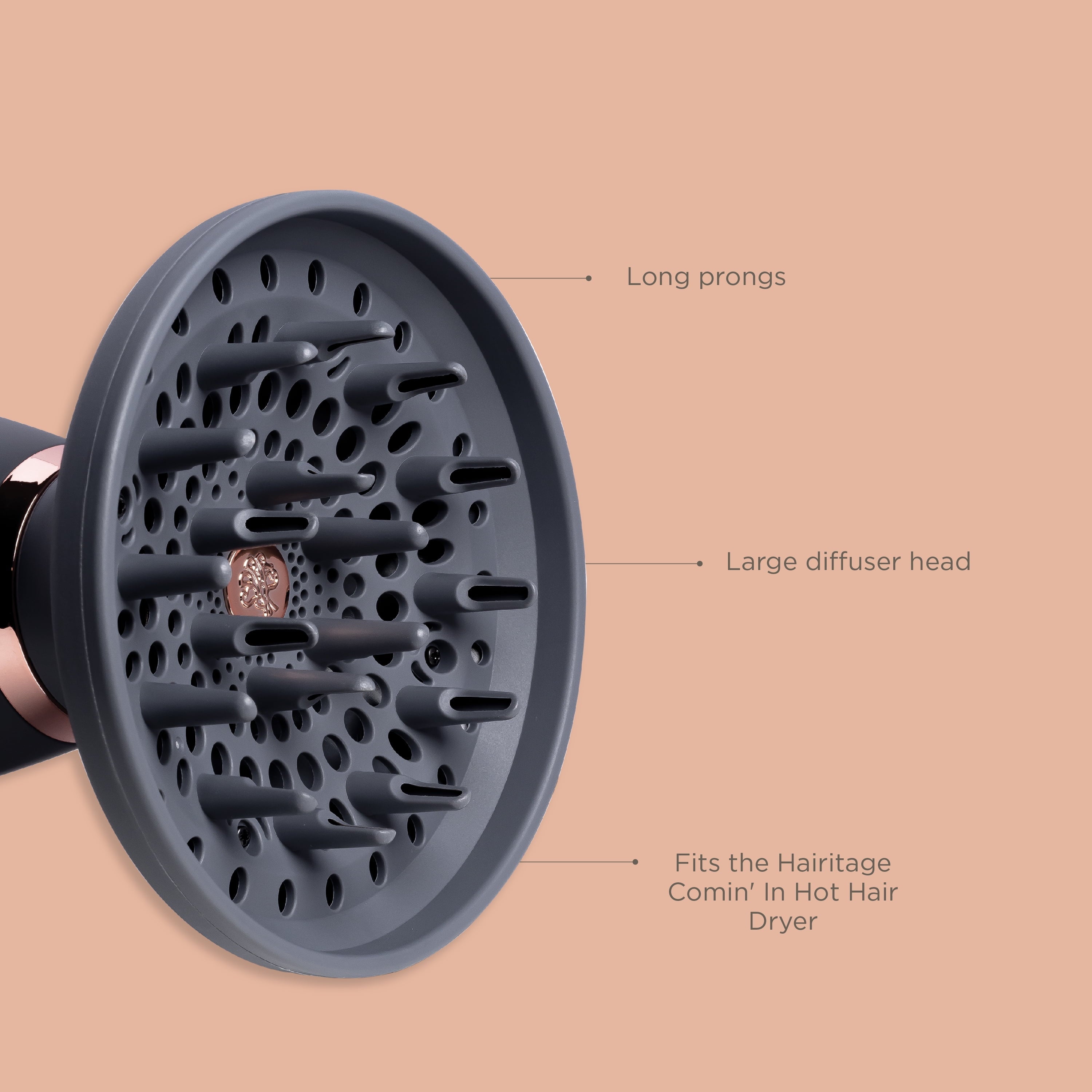 Hairitage Meant to Be Hair Diffuser Hair Dryer Attachment for Anti Frizz & Volume | Sizealon Quality Frizz Control