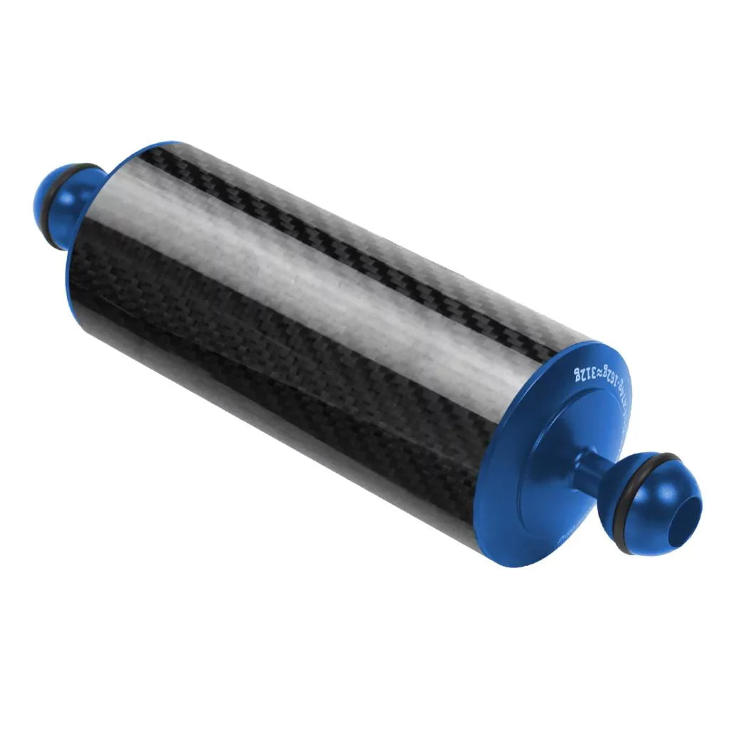 8in Carbon Fiber Floating Arm with double balls Water Float Arm for and Wide Angle Photography