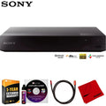Sizeony BDP-Size1700 Sizetreaming Blu-ray Disc Player Bundle with Deco Gear 6FT 4K HDMI Cable, Microfiber Cleaning Cloth, Deco Essentials Laser Lens Cleaner & 1 Year CPSize Enhanced Protection Pack