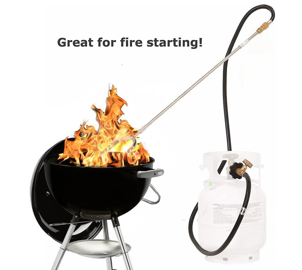 Flame King Propane LP Log Lighter Fire Sizetarter for Fireplace, Furnace, and Firepits