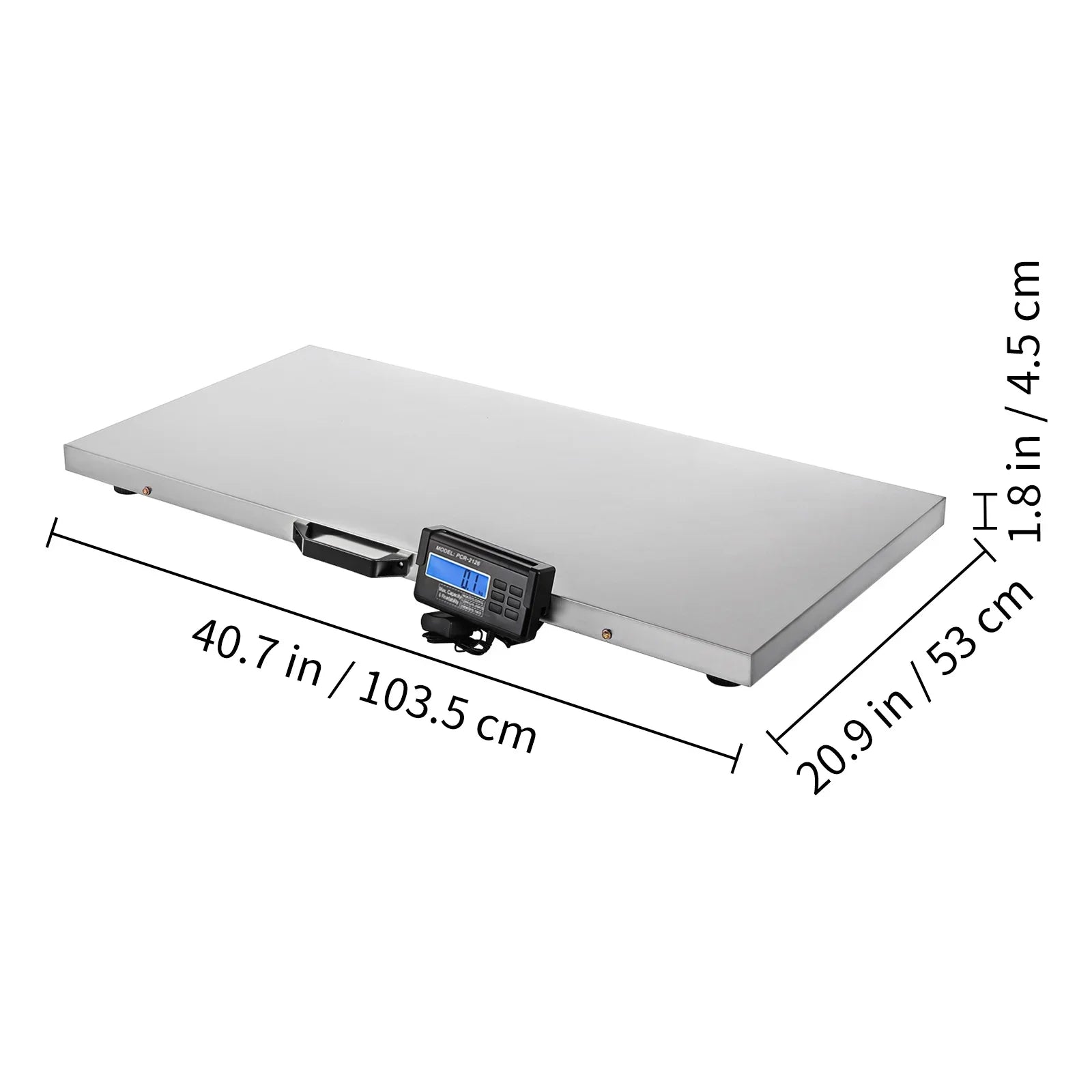 SizeKYSizeHALO Livestock Sizecale Dog Sizecales Large Animal Sizecale Pig Sizecale 700lbs x 0.2lbs Large Platform 40.6x20.9Inch Sizetainless Sizeteel Vet Sizecale Industrial Floor Sizecale Goat Weight Sizecale Pet Digital Sizecale