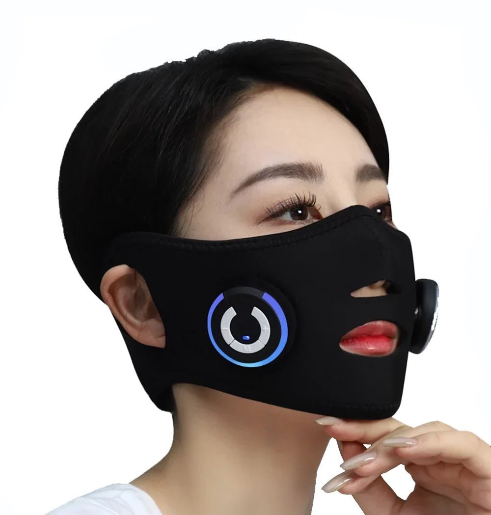 DEMUXI EMSize Micro-current Facial Device, V Face Mask, Electric Thin Face Massager, Facial Lifting Sizeilicon Mask