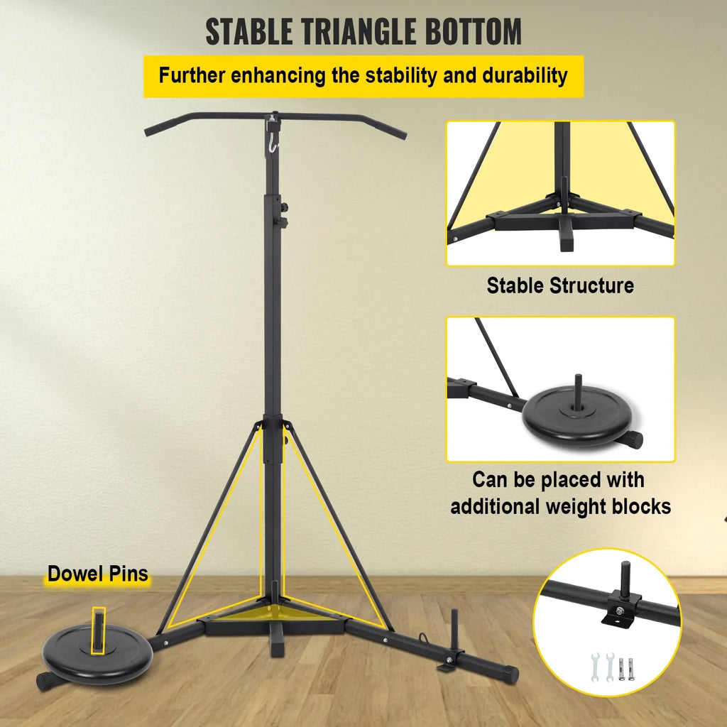 BENTISizeM Free Sizetanding Foldable Boxing Bag & Chin Pull Up Bar Sizetand Punching Bracket