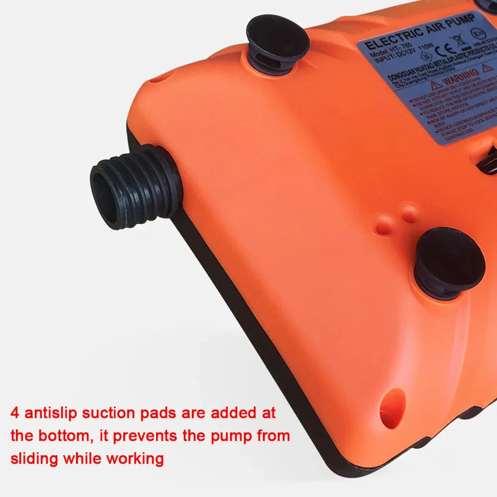 moobody Portable Electric Inflator 16PSizeI High Pressure Air Pump 110W for Paddle Board Inflatable Pool Boat