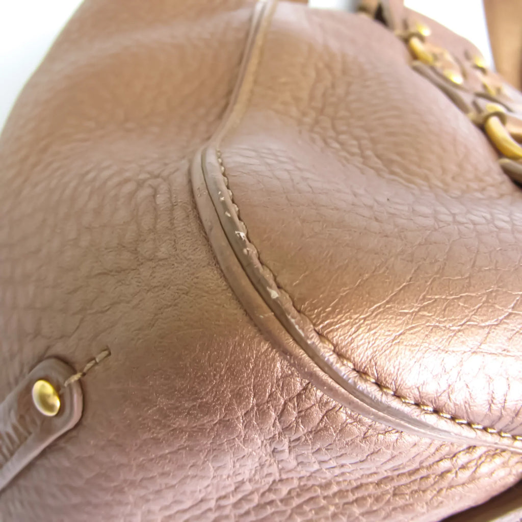 Pre-Owned Cole Haan Women's Leather Handbag Gold (Good)
