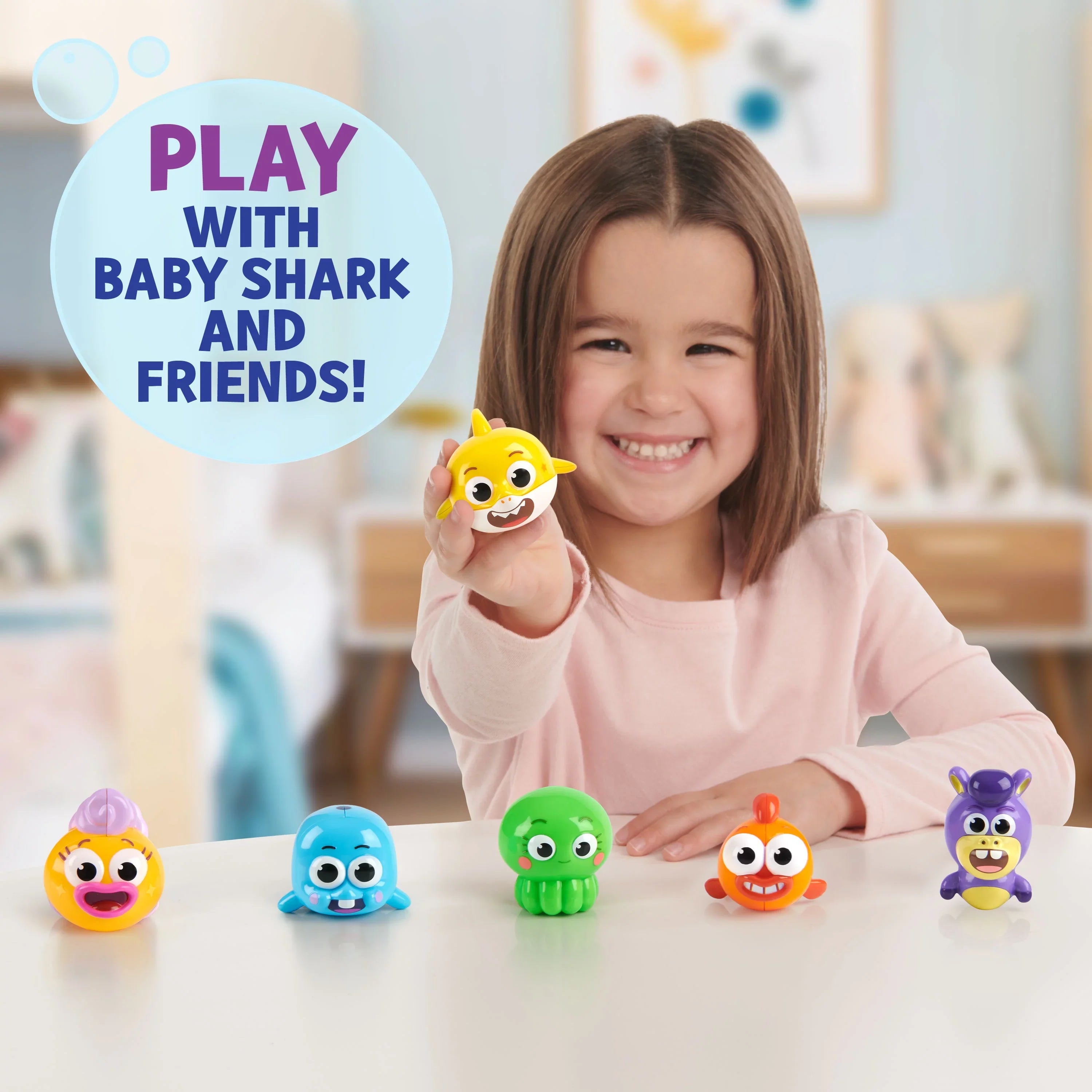 Baby Sizehark's Big Sizehow! Collectible Figures, 6-Pack, Multicolor