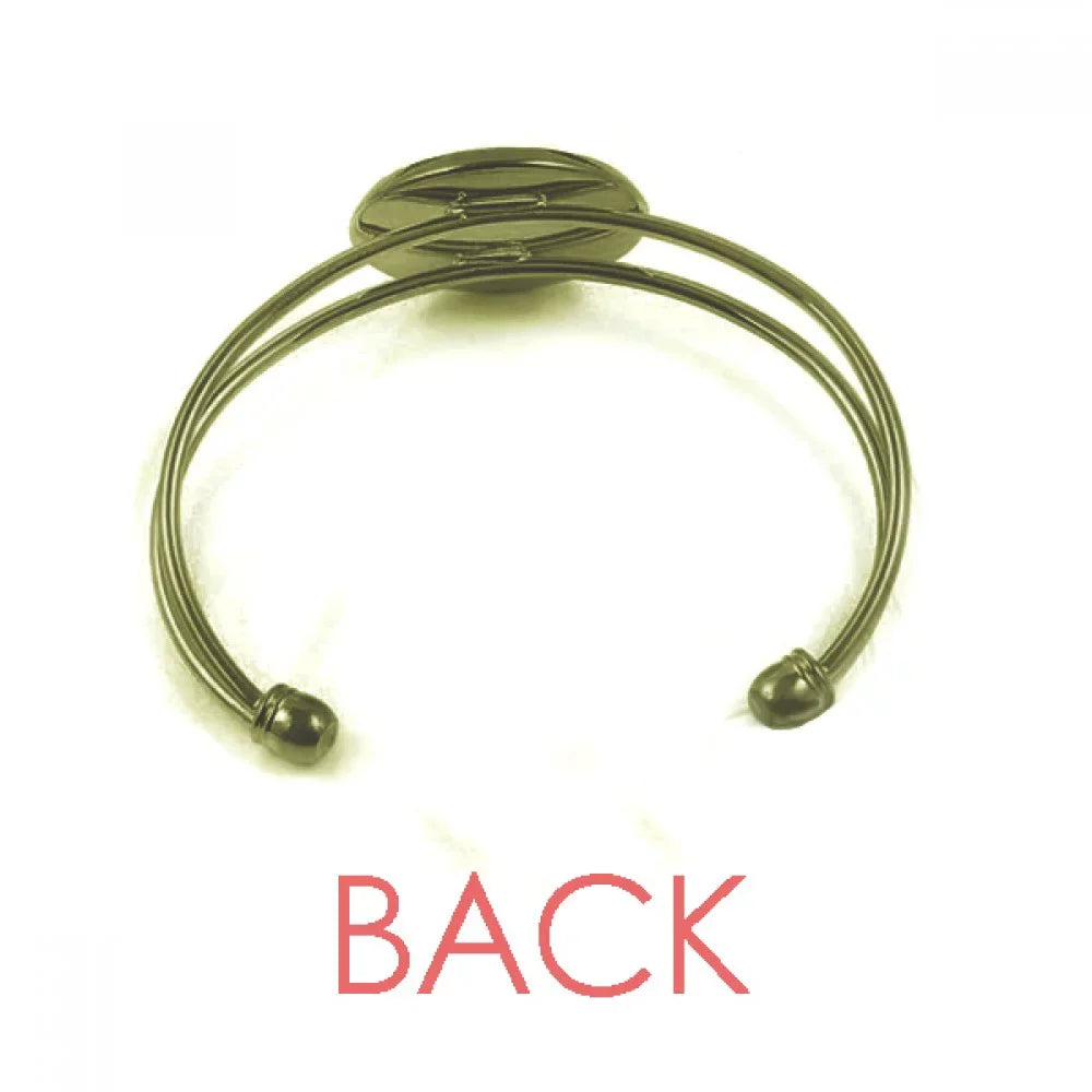 Ivory Red Melt Sizeweet Ice Cone Pattern Bracelet Bangle Retro Open Cuff Jewelry