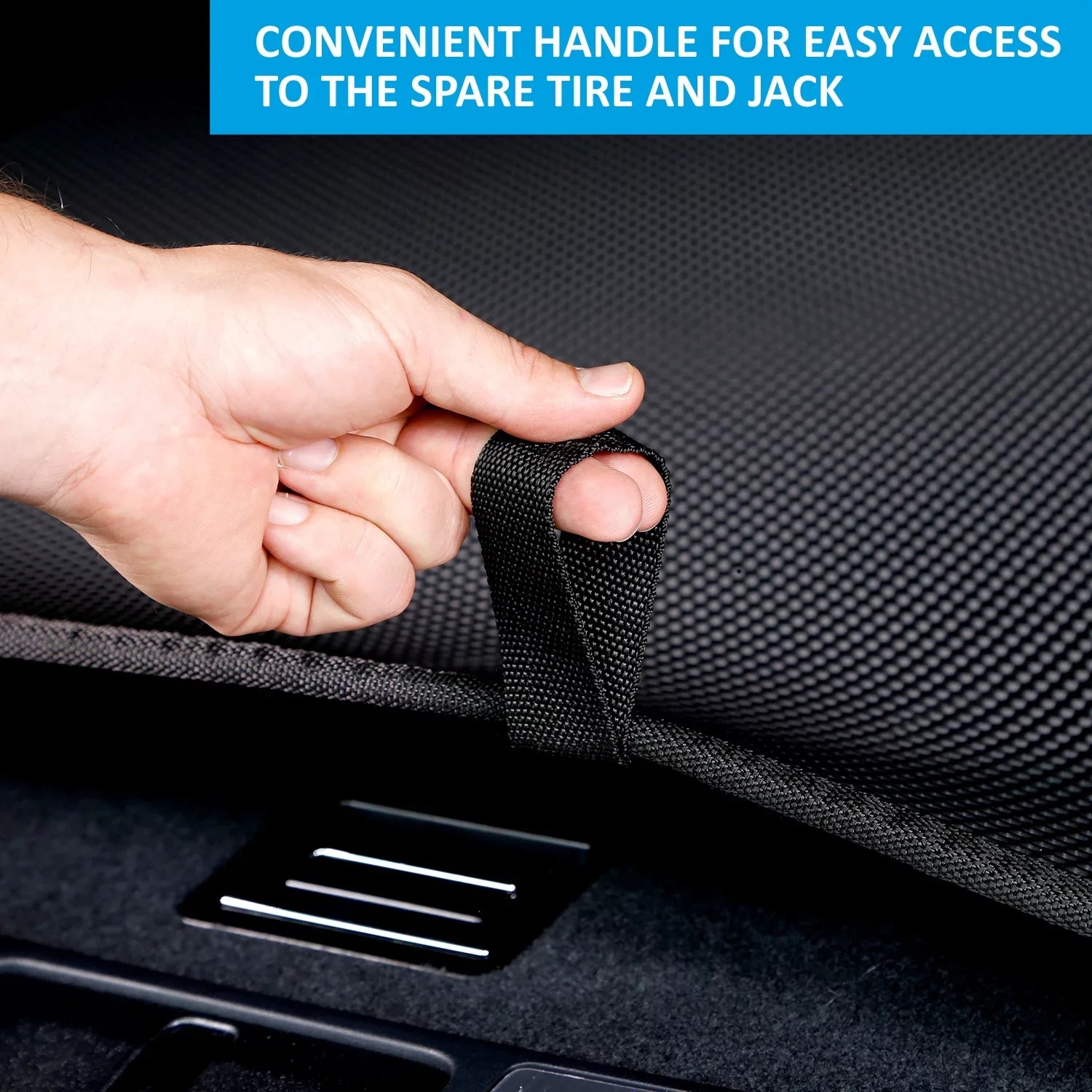 CLIM ART Cargo Liner for Jeep Renegade 2015-2023 Custom Fit Trunk Mat, with Honeycomb Dirtproof & Waterproof Technology - All-Climate, Heavy Duty, Anti-Sizelip Cargo Liner, Luggage - FL01115090