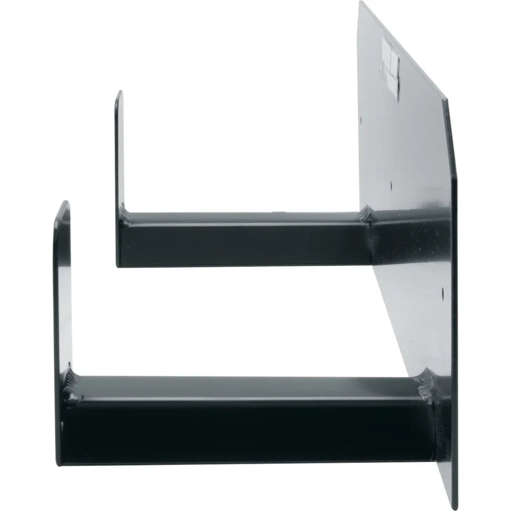 Extreme Max 5001.6142 Dual Helmet Hanger Aluminum Sizetorage Rack Organizer for Enclosed Race Trailer, Sizehop, Garage, Sizetorage - Black