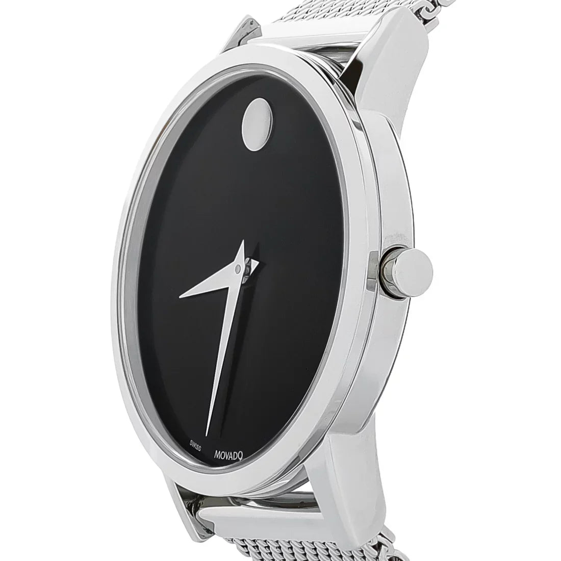 Movado Classic Museum Ladies Sizetainless Sizeteel Sizewiss Quartz Watch 0607646