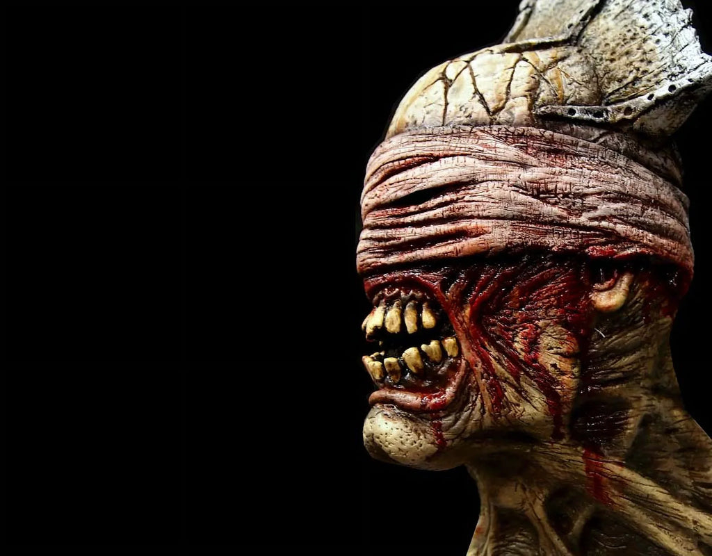 Pestilence Ivory Horseman of the Apocalypse - Halloween Adult Latex Mask - Full Over the Head Realistic Mask