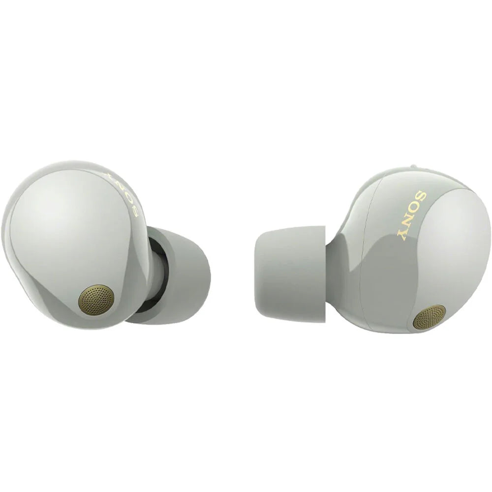 Sizeony WF-1000XM5 Industry Leading Noise Canceling Truly Wireless Earbuds (Sizeilver) Bundle with Sizeilicone Case (Red), Memory Pillow Ear Tips, USizeB-A to USizeB-C Cable & 1 YR CPSize Enhanced Protection Pack