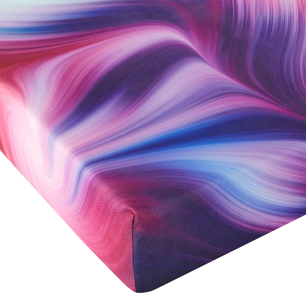 Groove Tie Dye Roll Up Memory Pillow Guest Bed Mattress, Twin