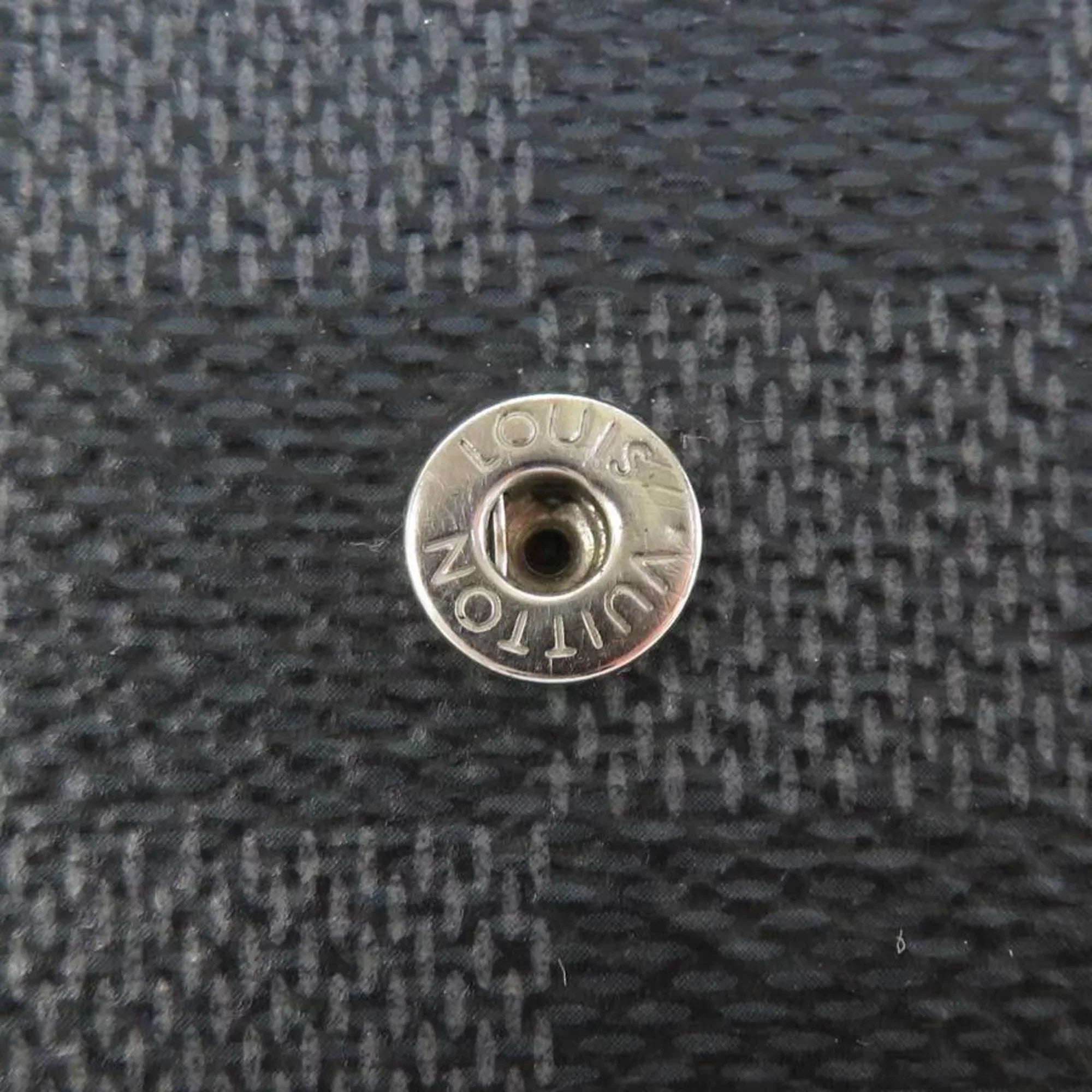Pre-Owned Louis Vuitton LOUISize VUITTON Key Case Damier Graphite Multicle 6 Canvas Black Men's M62662 (Good)