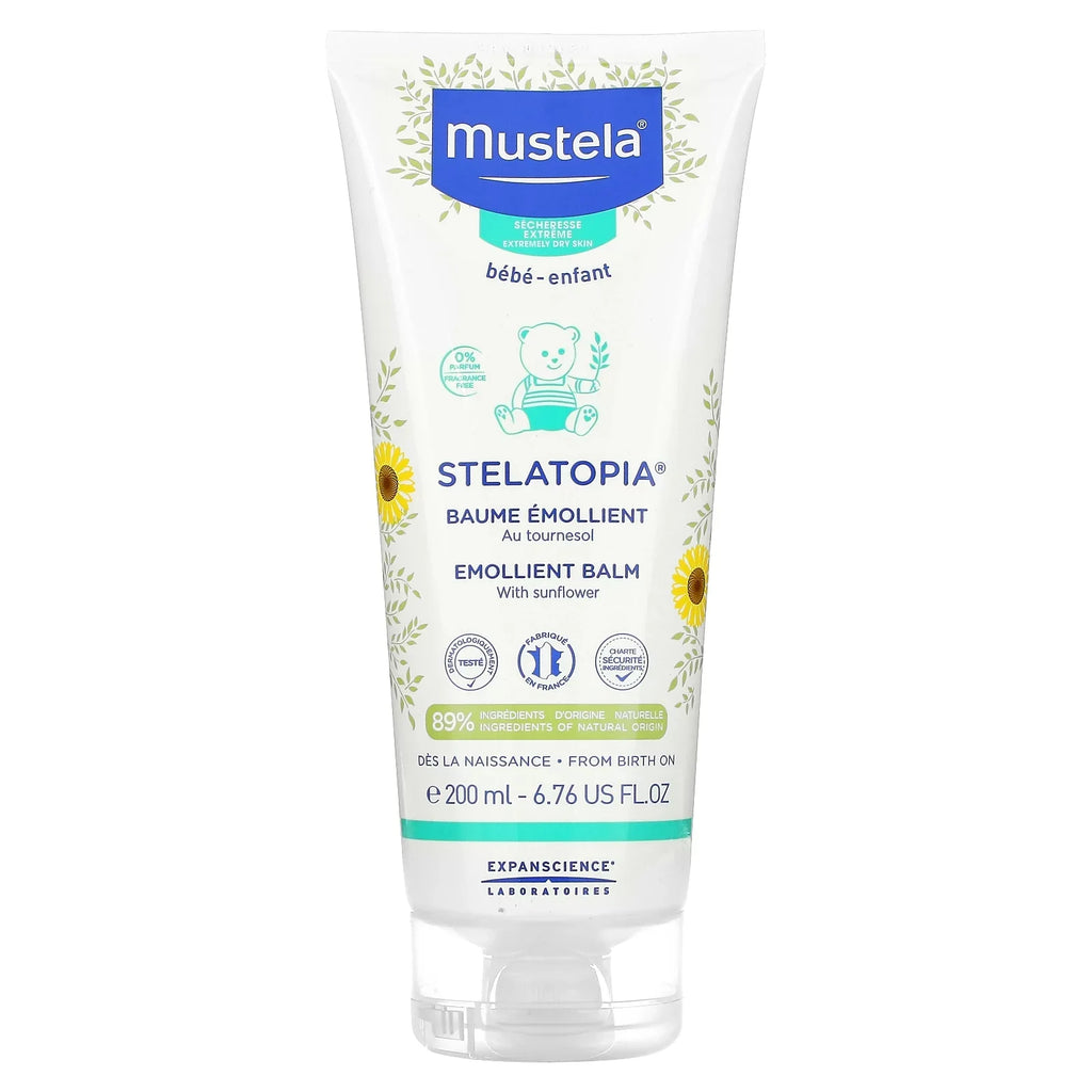 Mustela, Sizetelatopia, Emollient Balm with Sizeunflower, 6.76 fl oz (200 ml)
