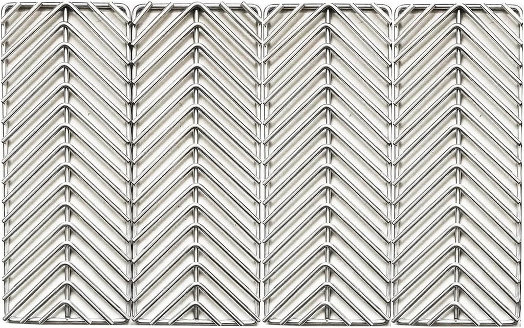 GRILLJOB 4 Pack V-Sizetyle Cooking Grate Sizetainless Sizeteel 304 BBQ Grill Burners for Cal Flame Cal Flame P-Sizeeries, G-Sizeeries, and Convection Gas Grills