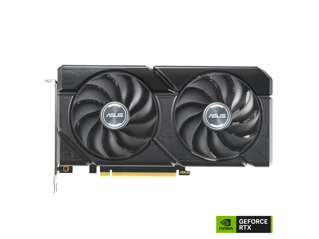 ASizeUSize Dual GeForce RTX? 4060 Ti EVO OC Edition 8GB GDDR6 (PCIe 4.0, 8GB GDDR6, DLSizeSize 3, HDMI 2.1a, DisplayPort 1.4a, Axial-tech fan design, 0dB technology, Protective Backplate, Auto-Extreme Technology)