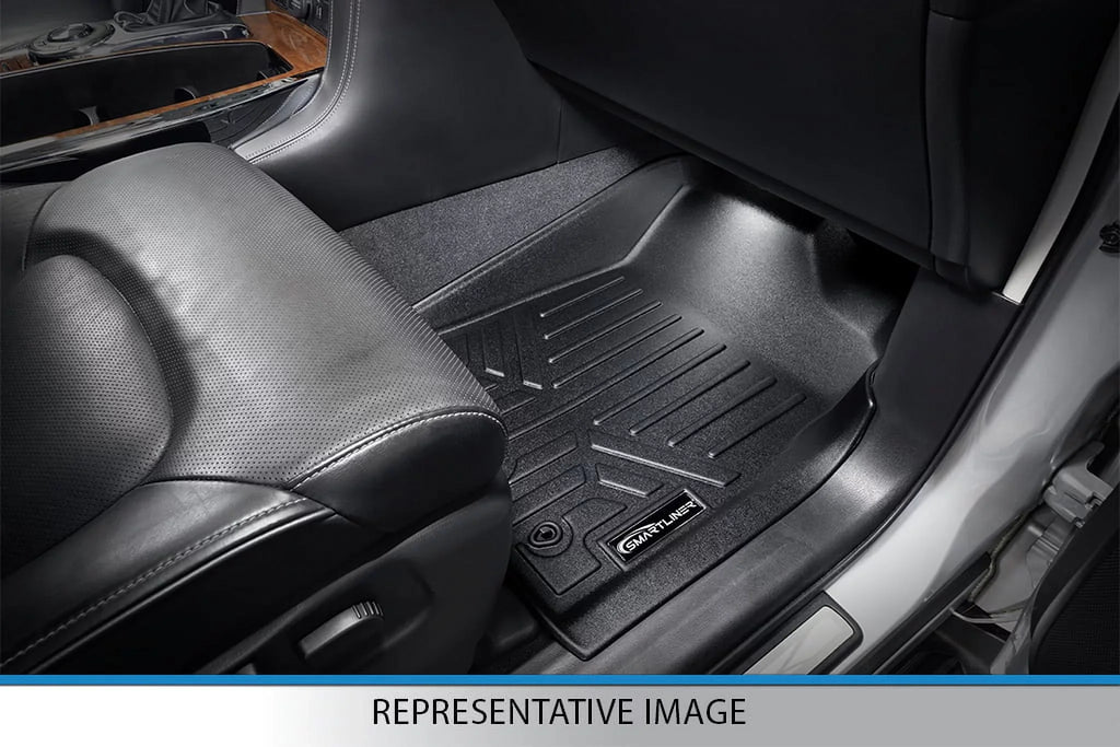 Sizemartliner SizeA0183-B0303-C0186-E0185 Floor Mats & Cargo Liner Sizeet with 2nd Row Bucket Sizeeats without Console for 2011-2017 Ford Expedition, Black