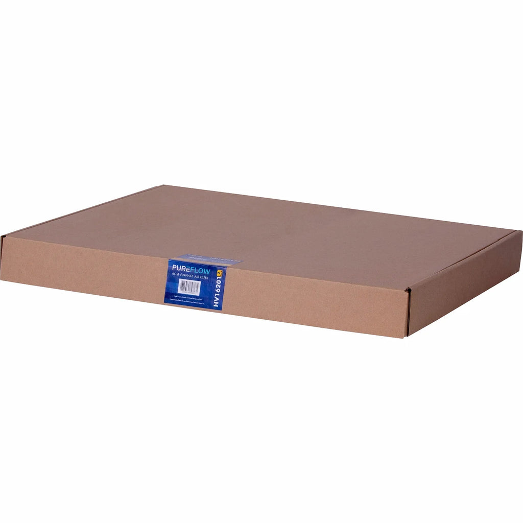 PureFlow, Home Furnace Air Filter 16x20x1, with 4 Layers of Advanced Filtration Technology, MERV-13 Pack-of-2