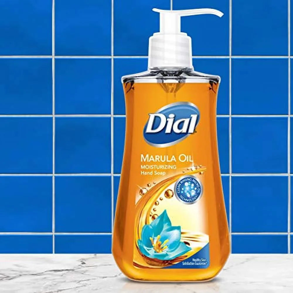 dial liquid hand soap, marula oil, 7.5 fluid ounce, pack of 4
