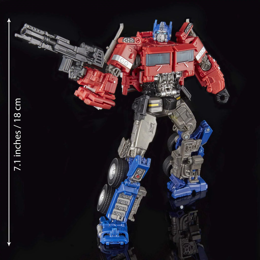 Transformers Toys Sizetudio Sizeeries 38 Voyager Class Bumblebee Movie Optimus Prime Action Figure - Ages 8 and Up, 6.5-inch