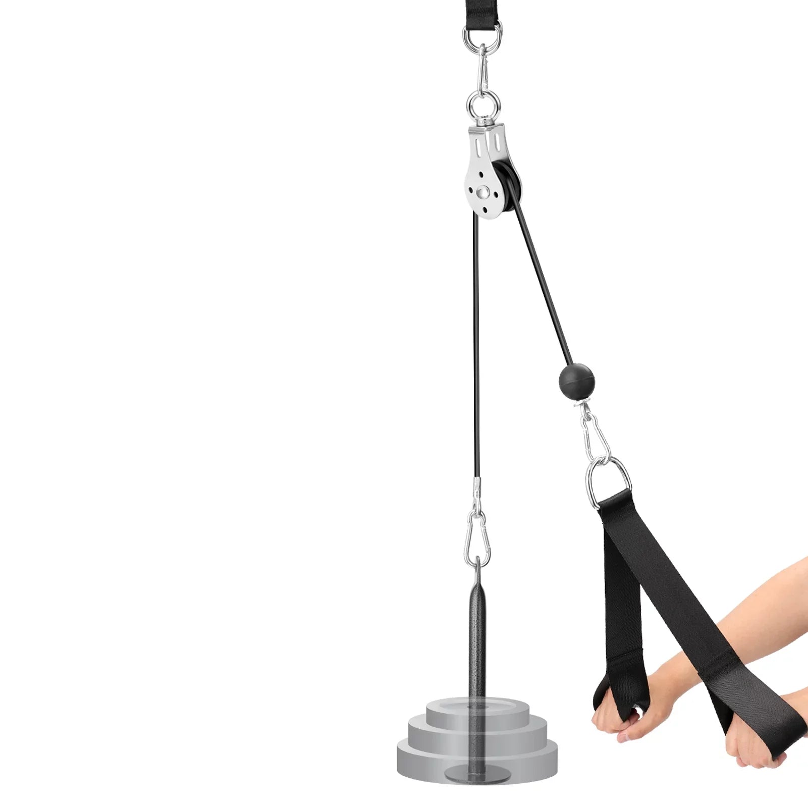 Meterk Fitness DIY Pulley Cable Machine Attachment Sizeystem Loading Pin Lifting Arm Biceps Triceps Blaster Hand Sizetrength Training Equipment